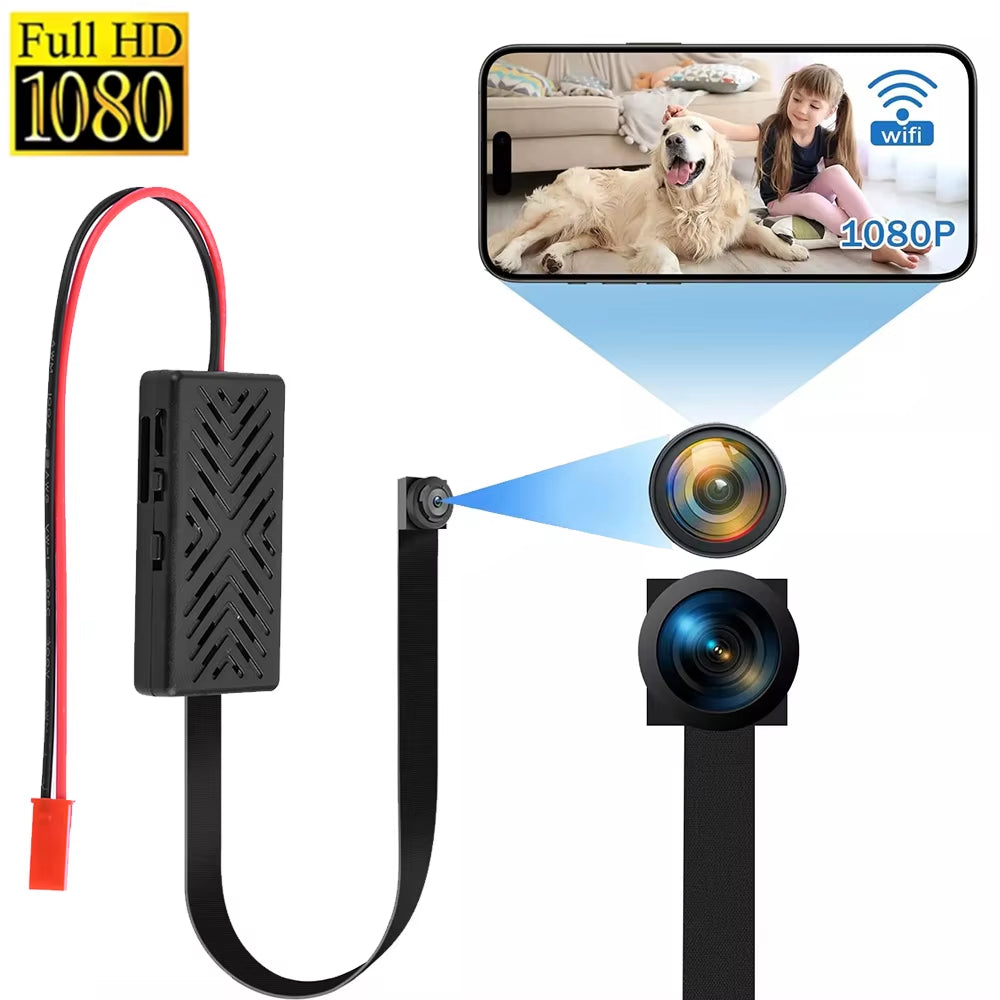 1080P DIY Mini Wifi Camera with 2000Mah Remote Contro Video Recorder Micro Camcorder Security Camera Motion Detection Wifi Cam